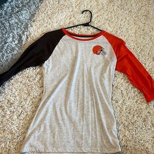 Cleveland Browns 3/4 sleeve